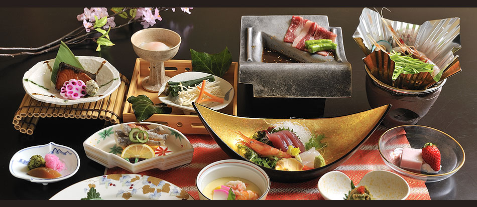 伊勢海老＆鮑付き贅沢会席プラン（一例）